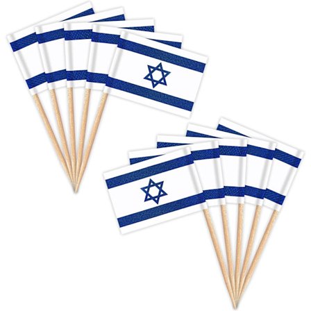 300 flagg tannpirkere med gradientflagg, små min