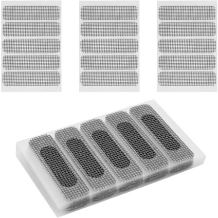 120 stk Selvklebende Glassfiber Skjerm Reparasjonslapp Insekt Reparasjon Dør Reparasjonslapp for Vindus- og Dørskjermhull