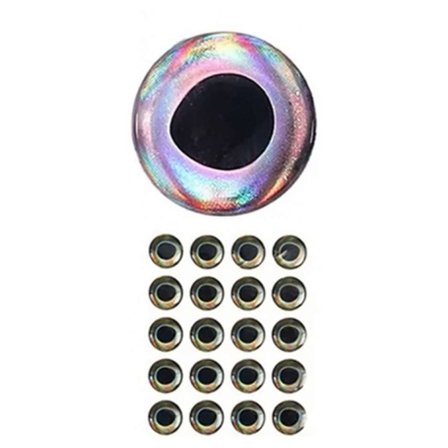 Semperfli 3D Epoxy Eyes 7mm - Pearl