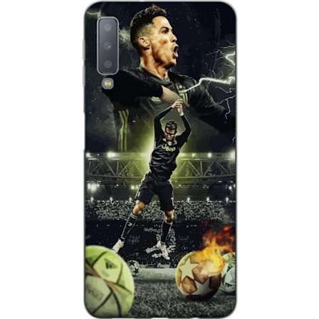 Yhteensopiva Puhelinkuori Samsung Galaxy A7 (2018) Ronaldo