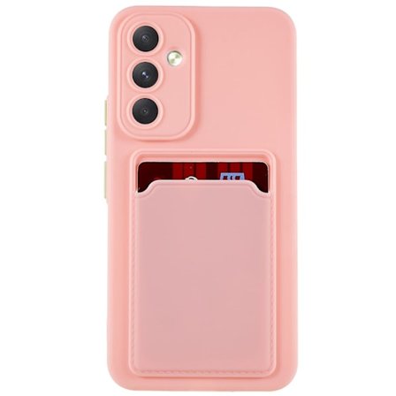 Card Holder Suojakuori For Samsung Galaxy A54 - Pinkki