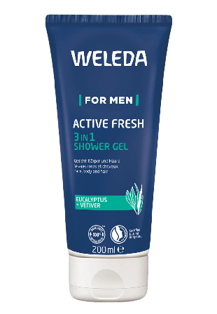 Weleda Men Aktiv-Duschgel, 200 ml Kropp Herr ONESIZE