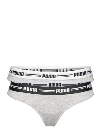Puma Women String 2P Pack Stringtruse Undertøy Grå PUMA