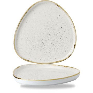 Tallrik Triangel Stonecast