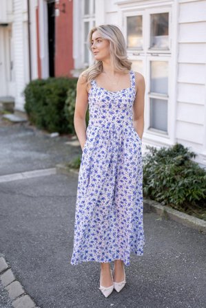 Lenu Cannes Dress Blue S