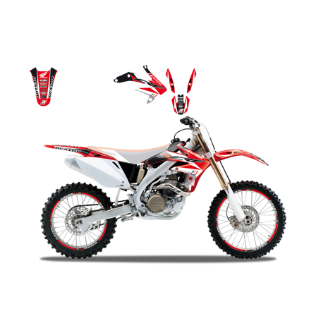 Blackbird Dream 3 Decal Kit - Honda CRF 250R 2004-2009
