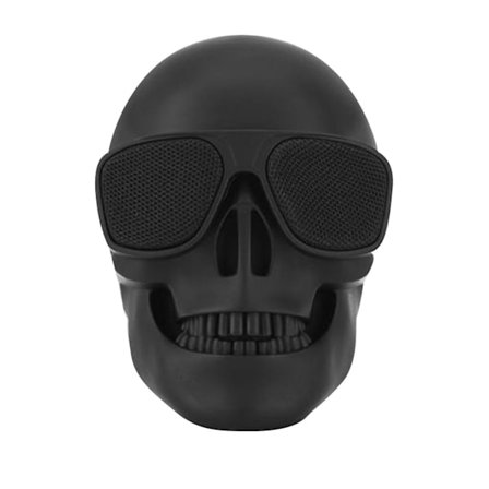 Bluetooth Højttaler Bærbar Skelet Skalle Bluetooth Trådløs Højttaler 15W BT4.0 FM Radio Halloween Trådløs Højttaler Udsalg