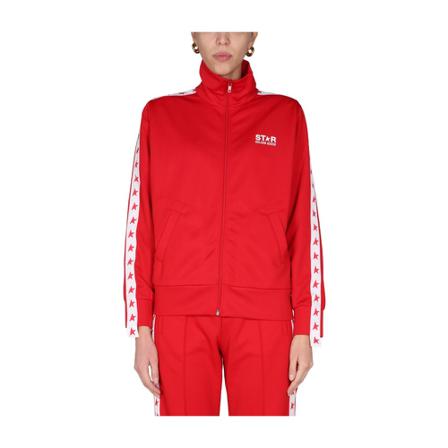 Golden Goose, Zip-throughs Rood, Dames, Maat:S,polyester