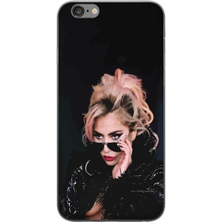 Kompatibelt Mobildeksel til Apple iPhone 6s Plus Lady Gaga portrett med solbriller og dramatisk sminke i mørk glamorøs stil