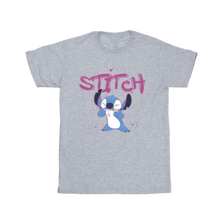 Disney Boys Lilo And Stitch Graffiti T-Shirt 3-4 År Sports G