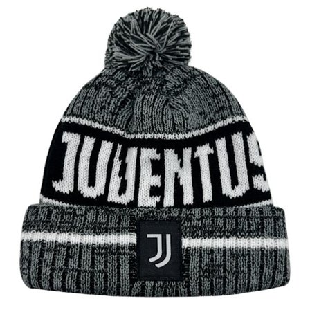 Fodboldklub strikket hue Barcelona Real Madrid Paris kuldebestandig varm efterårs- og vinteruldshue (402 Juventus grå)