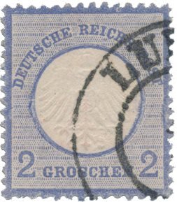 Tyske Rige 1872 - MICHEL 5 - Stemplet