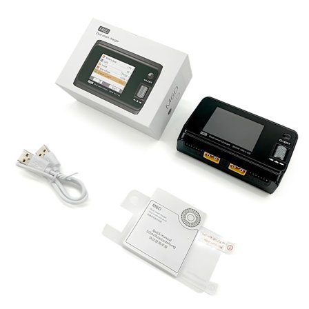 Opgraderet til 1-6S Lipo Batteri FPVModel M6D 500W 15A To-kanals Mini Smart Oplader Aflader