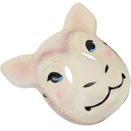 Halloween Sau Mask Masquerade Geit Mask PVC Halvmaske Dyremaske Halloween