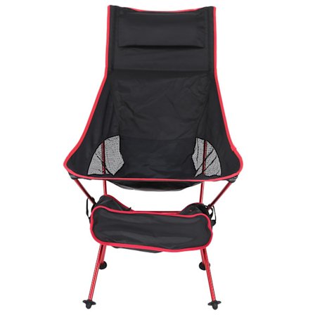 Campingstol i aluminiumlegering nylon mesh lett sammenleggbar krakk for utendørs fiske