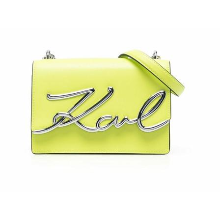 Karl Lagerfeld, Cross Body Bags Żółty, Kobieta, Rozmiar: ONE Size