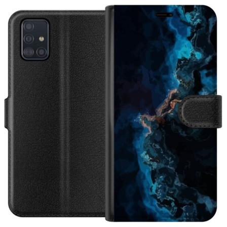 Samsung Galaxy A51 Tegnebogsetui Galakse Marmor
