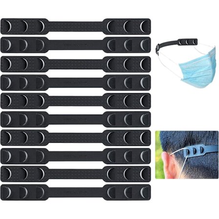 Harvinainen helmi naamio pidennys hihna Säädettävä korvasuojat naamio leikkeellä, sopii naamiot, naamio pidennys koukut, naamiot laajentamiseen, solki