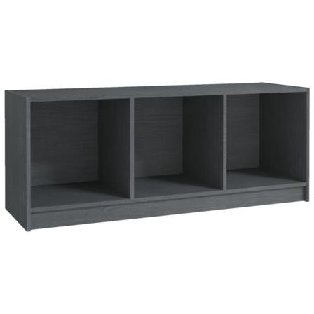 Vidaxl Tv-bänk Grå 104x33x41 Cm Massiv Furu Grå