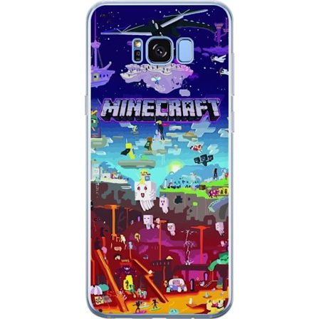 Kompatibelt Mobildeksel til Samsung Galaxy S8+ MineCraft