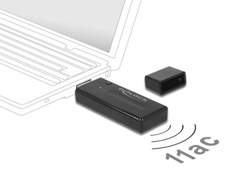 Delock USB 3.0 Dual Band WLAN ac/a/b/g/n Stick - nettverksadapter - USB 3.0