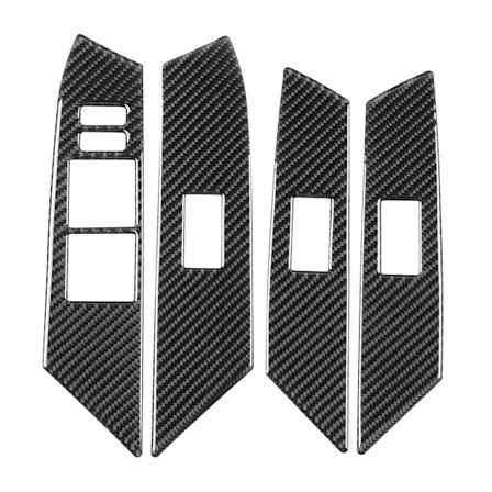 Sisäoven Ikkunan Kytkinpeite Trimmi Hiilikuitu Auton Koriste RAV4 2015‐2019