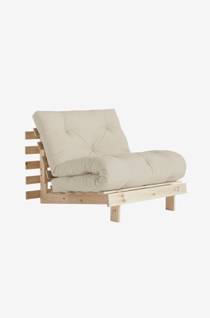 Karup Design - Loungestol Roots 90 Rå Base - Beige - Lenestoler - Fra Homeroom