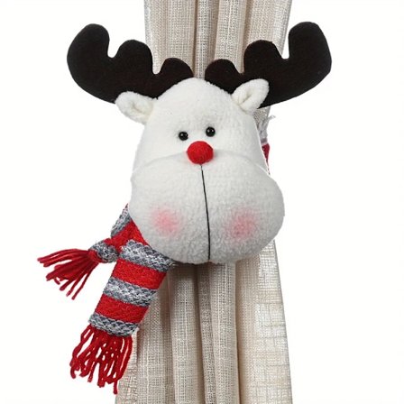 Jul gardin spenne med snømann søt gardin pynt kreativ gardin spenne