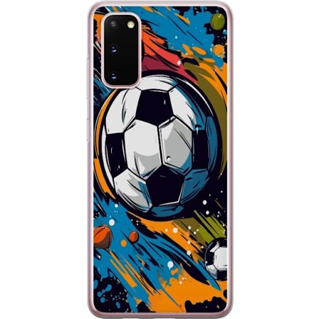 Mobilskal till Samsung Galaxy S20 med Fotbollar