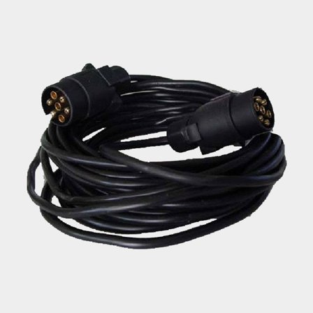 Cable for trailer light 1852-Marine, 8 meters, 7-pin, with connector for trailer lights