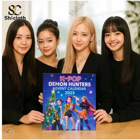 Devil Hunter K-POP Advent Festival -joulukalenterin yllätyslaatikko joulukuusenkoriste akryyliriipus