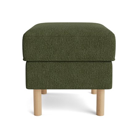 Vitra Puf - Aragon Grøn - Komfortabel Fodskammel / Skammel - 52x46x43cm - Perfekt til afslapning - Stilfuld indretning af stuen
