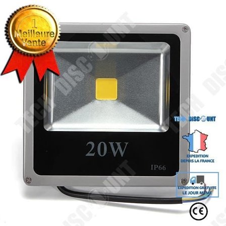 Lamplampa Lanterne LED - TD - Tunn Sektion - 20W - 1600 lm - Grå Svart Aluminium