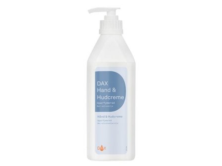 DAX Återfuktande hand- och hudkräm, pumpflaska, 600ml - Lyreco - Städ och hygien - Tvål och hygien - Hand- och hudcremer