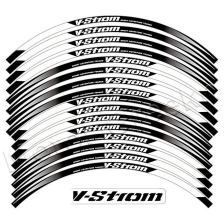 Suzuki V-strom Dl250 Dl1000 Dl1050 Dl650/1000/1050xt moottoripyörän pyörätarra heijastava vanne tarra raita lisävarusteet