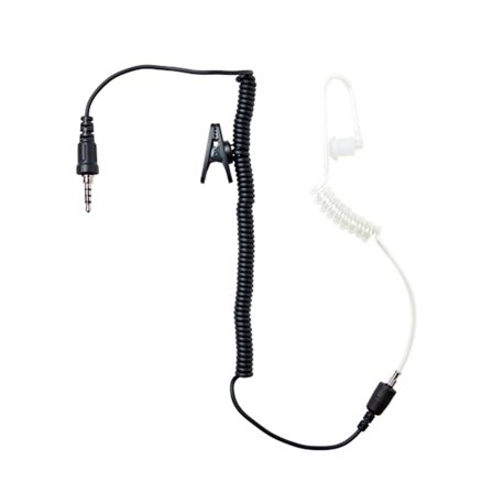 Lafayette Earphone Security 3,5 mm 4-pol tillbehör jaktradio Black OneSize