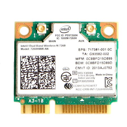7260hmw Intel An Dobbelbåndstrådløs + Bluetooth-kompatibel 4.0 Mini Pci-e Wlan