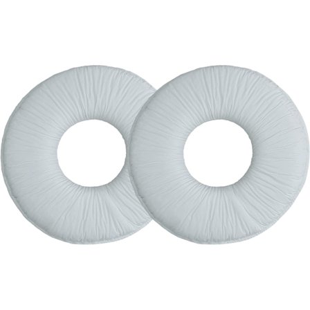 2X Hvide Ørepude Kompatibel med Sony MDR-ZX110 / MDR-ZX310 Ørepude - Skum Ørepude til Hovedtelefoner