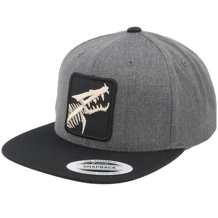 Skillfish - Harmaa snapback Lippis - Monster Of The Depth Fish Charcoal/Black Snapback @ Hatstore