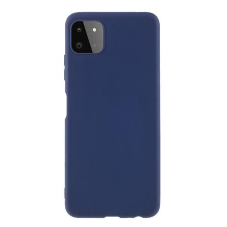 Samsung Galaxy A22 5g - Matt Tpu Skal - Mörk Blå Mörkblå