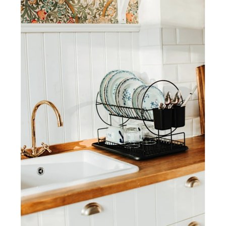 Diskställ Disa Svart 2 plan Dorre