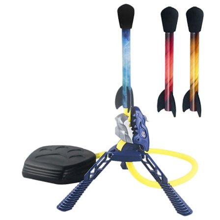 Rakettkaster for barn | Lekerakettkaster for barn og voksne, skumtupprakettkaster | Luftrakettkaster med fotpedal [HK]