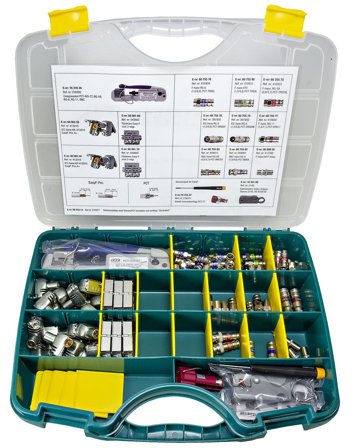 Televes 216451 Sortimentskuff 87 deler, for installatør, Antenneutstyr