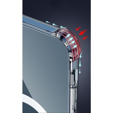 BOOM - ShockProof Magsafe -kuori iPhone 11 Pro Max - läpinäkyvä