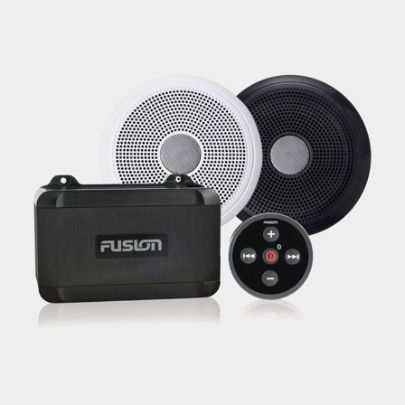 Meristereopaketti Fusion MSBB100 Blackbox, 12 V, 200 W, musta + 2 merikaiutin Fusion XS Classic 6.5", 200 W