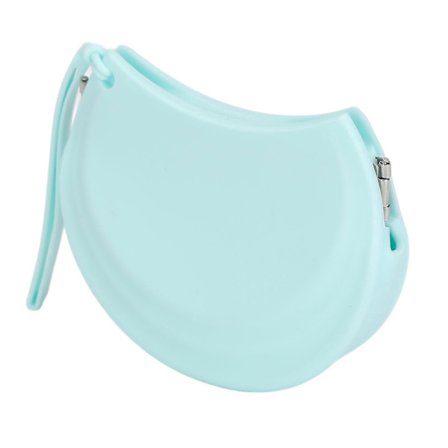 Silikonbeholder med snor, myk, slank, tynn, søt aligner-beholderholder, munnbeskytterbeholder for arbeid, reise og utendørs bruk