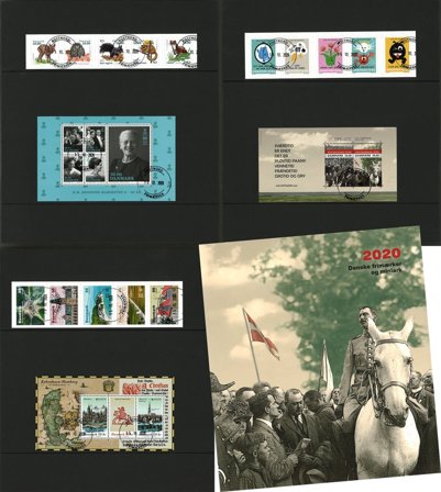 Danmark - Årsmappe 2020 - Stemplet årsmappe