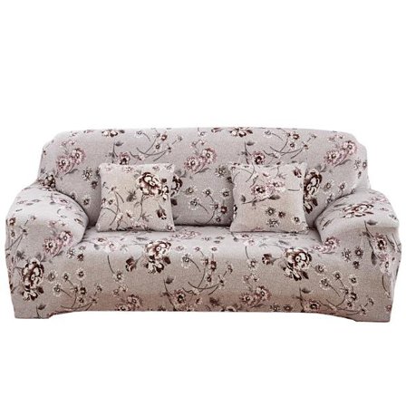 Sofaovertrekk 2 Seater 140-180cm Blomster Sofaovertrekk med Armlener Mo