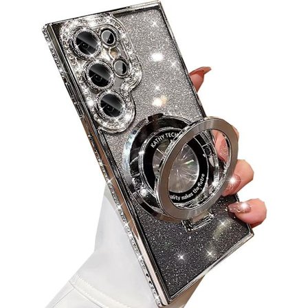 Samsung Galaxy S25 Ultra Glitter-deksel med Magsafe & Diamanter[JUN]