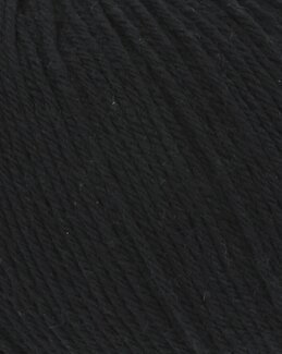 Garn Merino 200 Bebe Svart - Lang Yarns